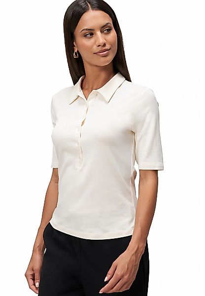 Zero Kurzarmshirt "zero Poloshirt mit Knopfleiste", (1 tlg.), Knopfleiste günstig online kaufen