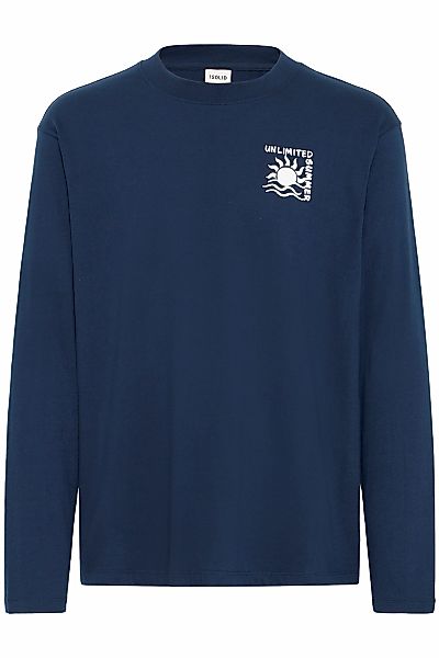 Solid Langarmshirt "Langarmshirt SDODANI" günstig online kaufen