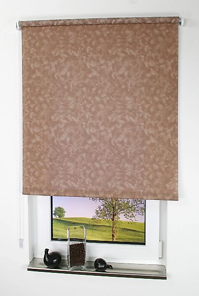 Liedeco Seitenzugrollo "Dekor Wolken" Lichtschutz freihängend Seitenzugroll günstig online kaufen