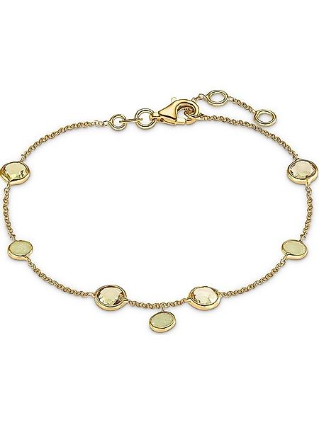 CHRIST Goldarmband CHRIST Damen-Armband 375er Gelbgold 4 Lemonquarz, modern günstig online kaufen