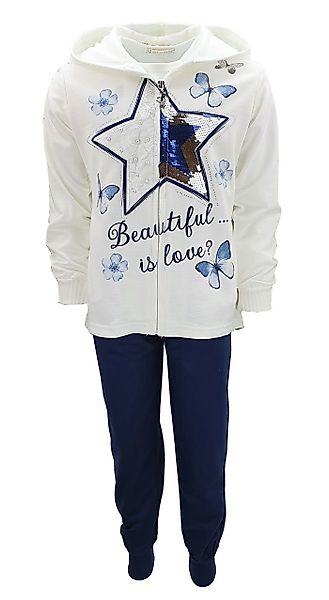 Girls Fashion Jogginganzug 3tlg. Freizeitset, Jacke günstig online kaufen