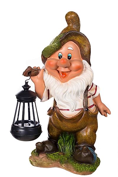 BIRENDY Dekofigur BIRENDY Gartenzwerg Gartenwichtel LED günstig online kaufen