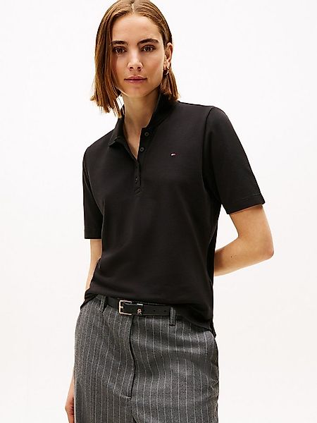 Tommy Hilfiger Poloshirt Regular Fit Pique Premium Polo Baumwollmischung, r günstig online kaufen