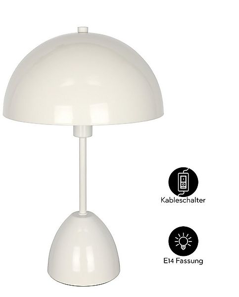 OTTO home Tischleuchte Dorrio Pilzlampe, Leuchtmittel wechselbar, ohne Leuc günstig online kaufen