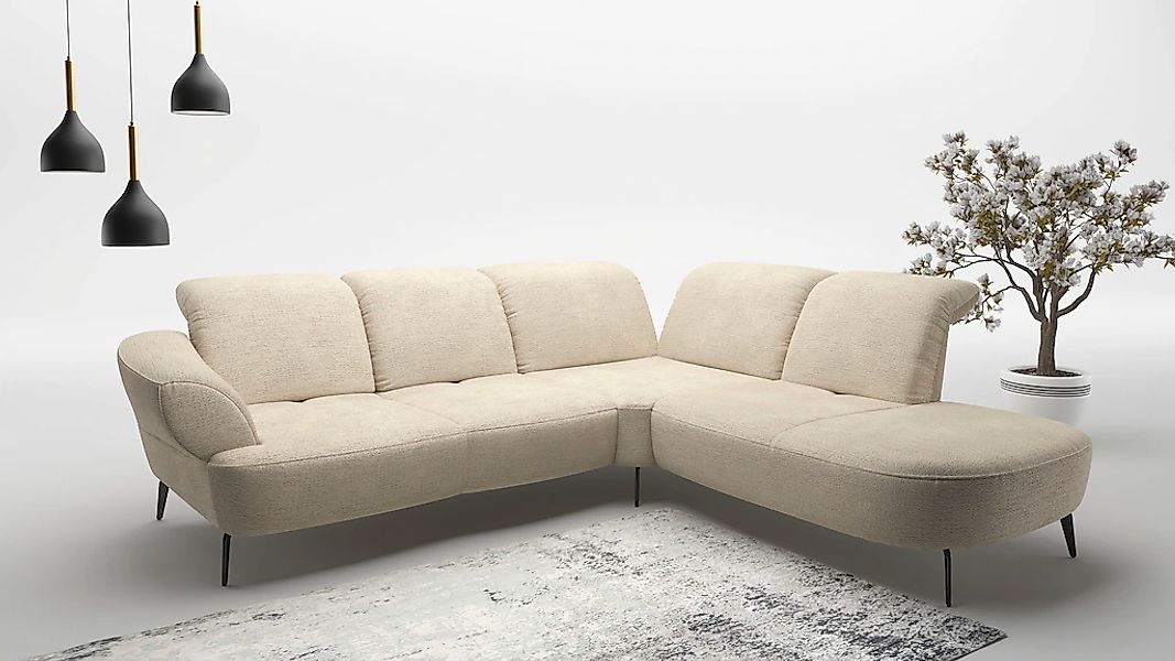 sit&more Ecksofa "Dance, L-Form, inkl. Sitztiefenverstellung", inkl. Click& günstig online kaufen