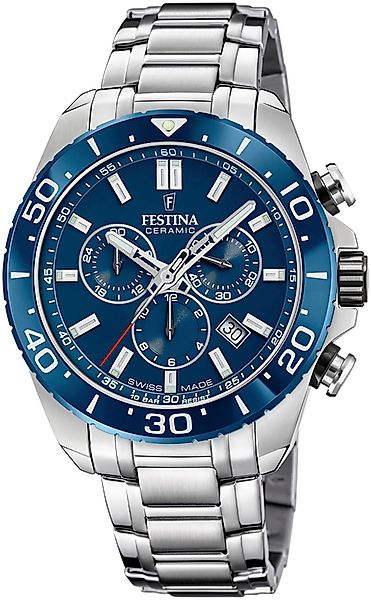 Festina Chronograph Keramik Kollektion F20042/2, Armbanduhr, günstig online kaufen