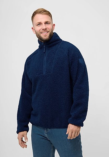 Derbe Fleecejacke "Kuschelby Troyer" ohne Kapuze Fleecepullover, Halfzip, w günstig online kaufen
