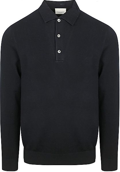 Profuomo Longsleeve Poloshirt Luxury Basic Navy - Größe L günstig online kaufen