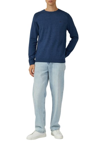 s.Oliver Rundhalspullover mit Logo Stickerei günstig online kaufen