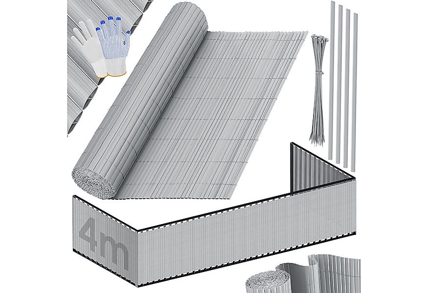 KESSER Sichtschutzstreifen, PVC Sichtschutzmatte Balkonverkleidung Windschu günstig online kaufen