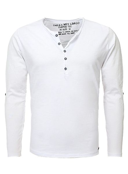 Key Largo Henleyshirt Ginger vintage Look günstig online kaufen