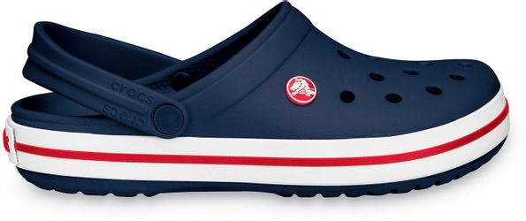 Crocs Sandale Crocband Clog navyblau/weiss/rot - günstig online kaufen