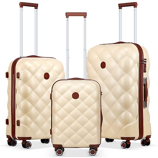 HOMELUX Trolleyset Kofferset Reisekoffer 3er ABS günstig online kaufen