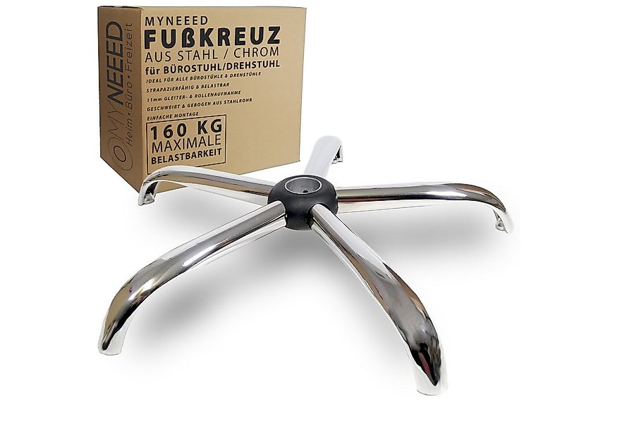 MYNEEED Bürostuhl Fußkreuz aus Stahl, Extra Stabil günstig online kaufen