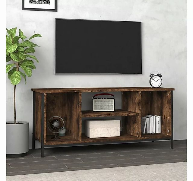 furnicato TV-Schrank Räuchereiche 102x35x45 cm Holzwerkstoff günstig online kaufen