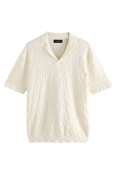 Next Poloshirt Strick-Polohemd mit offenem Kragen Regular Fit (1-tlg) günstig online kaufen