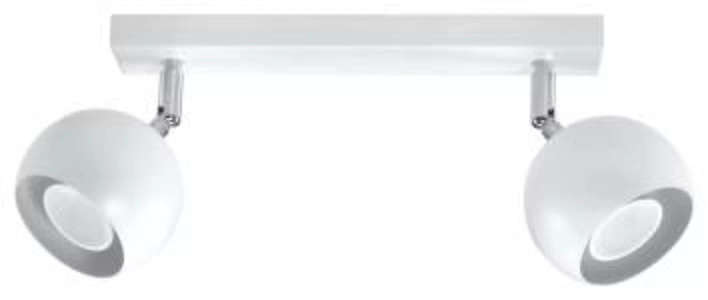 Deckenstrahler Weiß L:30cm Retro FAVONIA Deckenspot günstig online kaufen