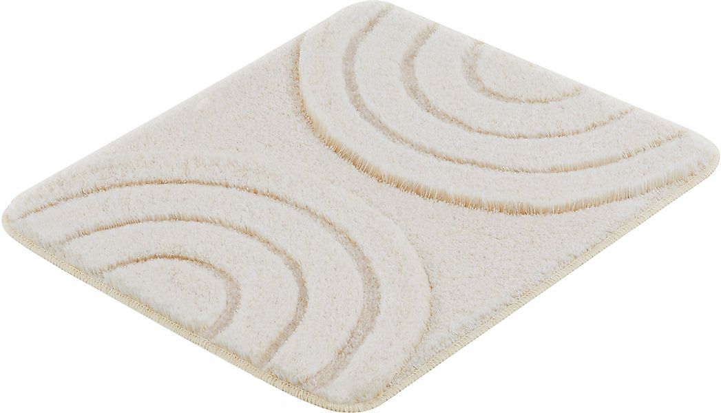 Kleine Wolke Badematte "Bow" Höhe 25 mm rutschhemmend beschichtet fußbodenh günstig online kaufen