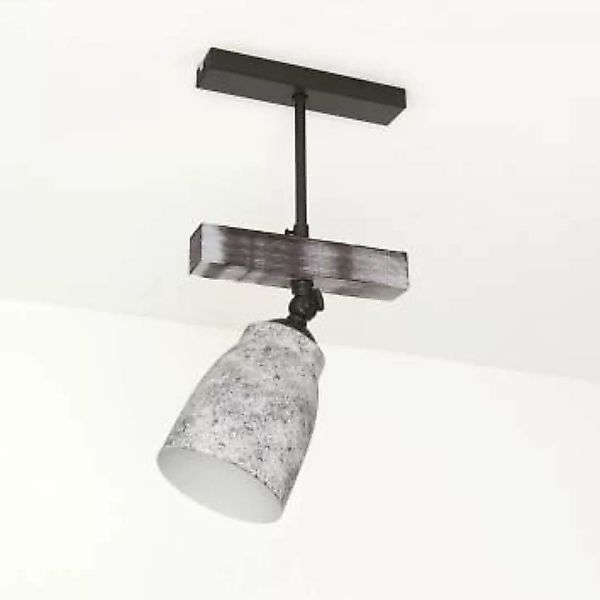 Shabby Chic Deckenlampe Weiß Grau schwenkbar AGAP günstig online kaufen