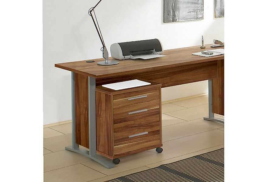 Bega Consult Eckschreibtisch Winkelschreibtisch mit Rollcontainer Büromöbel günstig online kaufen