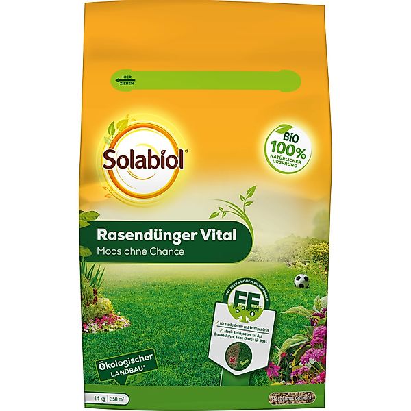 Solabiol Rasendünger Vital - Moos ohne Chance 14 kg günstig online kaufen