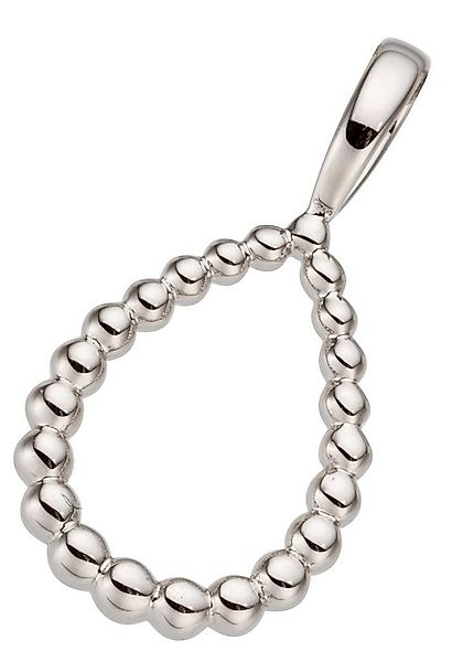 JOBO Kettenanhänger Anhänger Tropfen, 585 Weißgold günstig online kaufen