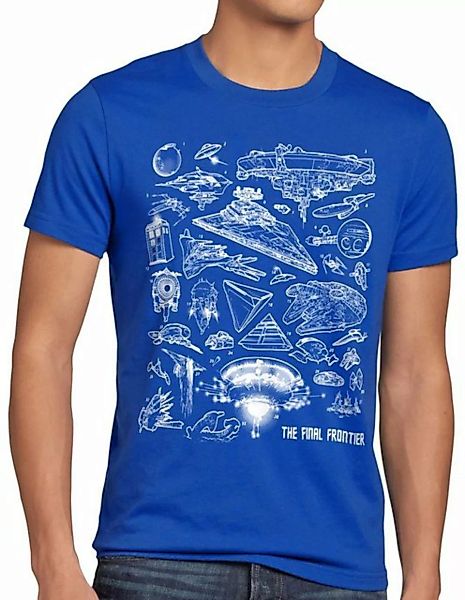 style3 Print-Shirt Herren T-Shirt Space Ships sci-fi T4RD1S Viper günstig online kaufen