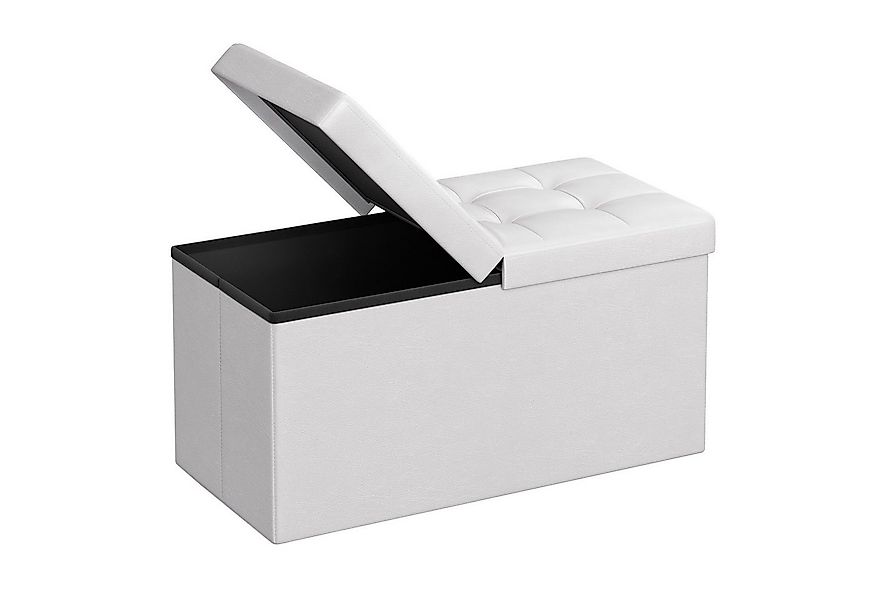 SONGMICS Sitzhocker sitzhocker, Sitzbank mit Stauraum, Sitztruhe mit Klappd günstig online kaufen