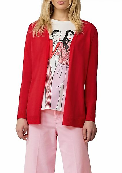 s.Oliver Strickjacke, Feinstrick ohne Verschluss günstig online kaufen