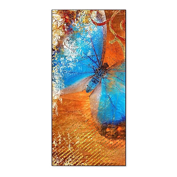 Banjado Magnettafel 37x78cm Magnetwand  Schwarz Aus Metall Magnetpinnwand P günstig online kaufen