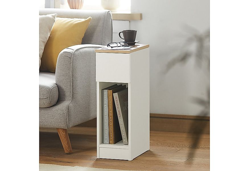 SoBuy Nachtschrank FBT111, Nachttisch schmal, Beistelltisch Zeitschriftenha günstig online kaufen