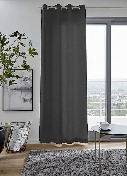 my home Vorhang »MARMOR«, (1 St.), blickdicht, monochrom, verschiedene Größ günstig online kaufen