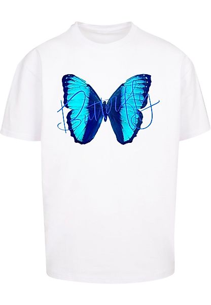 Merchcode T-Shirt "Merchcode Herren Butterfly Blue Heavy Oversized Tee", (1 günstig online kaufen