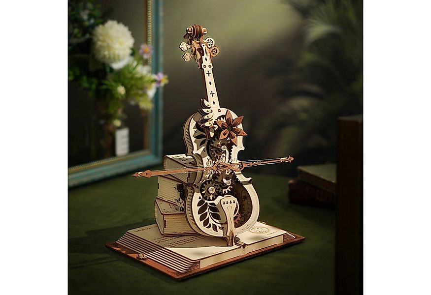 Robotime 3D-Puzzle Robotime Magic Cello mit Musik 3D Puzzle, 199 Puzzleteil günstig online kaufen