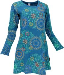 Guru-Shop Midikleid Besticktes Boho chic Minikleid, günstig online kaufen