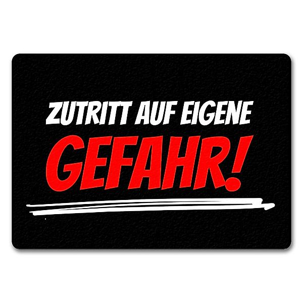 speecheese Fußmatte Fussmatte Zutritt auf eigene günstig online kaufen
