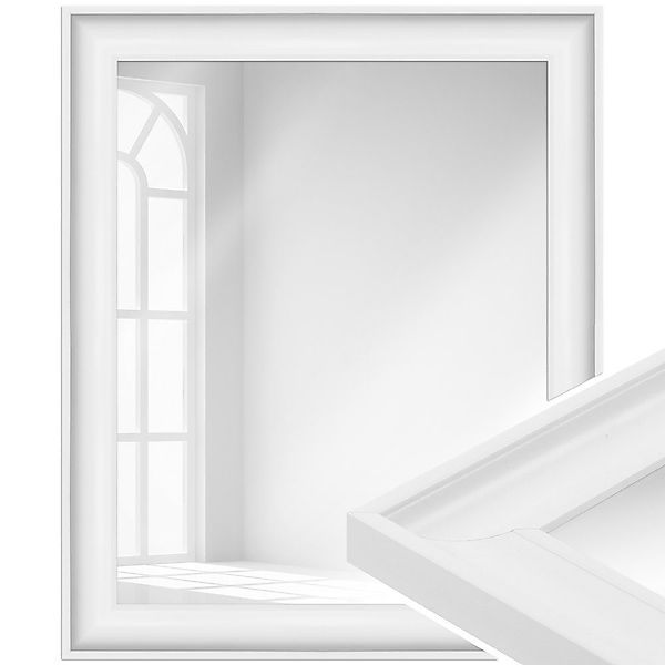 WANDStyle Wandspiegel H230, Weiß, aus Kunststoff günstig online kaufen