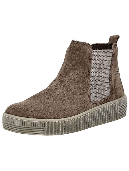 Gabor Gabor Stiefelette Veloursleder/Textil Plateaustiefelette günstig online kaufen