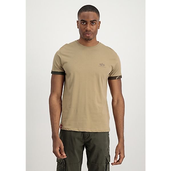 Alpha Industries  T-Shirt Roll-Up Sleeve T-Shirt - wdl camo 65 günstig online kaufen