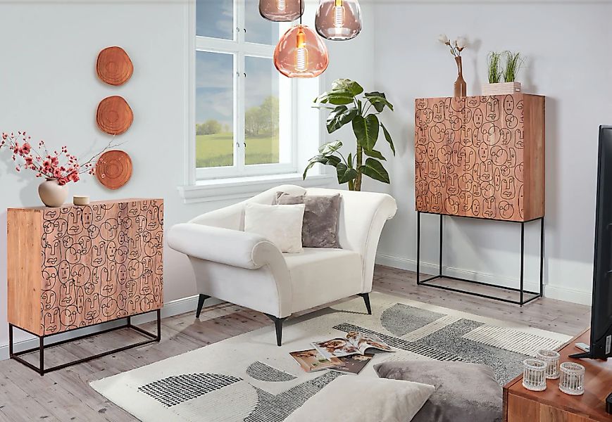 Gutmann Factory Highboard Stauraumschrank, Breite 90 cm günstig online kaufen