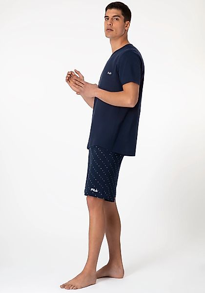 Fila Shorty "MAN JERSEY PYJAMAS", (2 tlg.), Hose gepunktet mit Gummizug, Sh günstig online kaufen