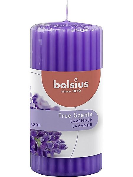 Bolsius Duftkerze Bolsius True Scents Duft Stumpenkerze geriffelt günstig online kaufen
