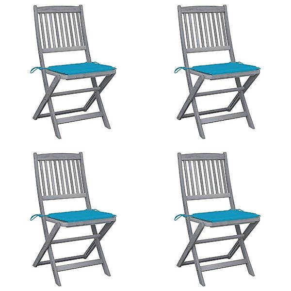 vidaXL Gartenstuhl Klappbare Gartenstühle 4 Stk. günstig online kaufen