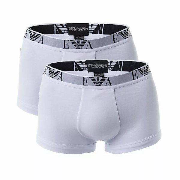 EMPORIO ARMANI Herren Shorts - Unterwäsche, Stretch Cotton Trunks, 2er Pack günstig online kaufen