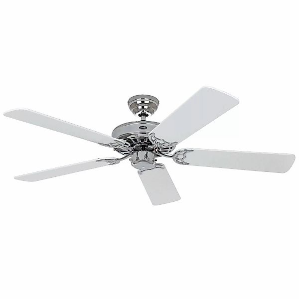 Deckenventilator Classic Royal 132 chrom/weiß-grau günstig online kaufen