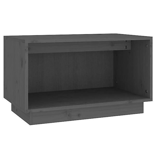 Vidaxl Tv-schrank Grau 60x35x35 Cm Massivholz Kiefer günstig online kaufen