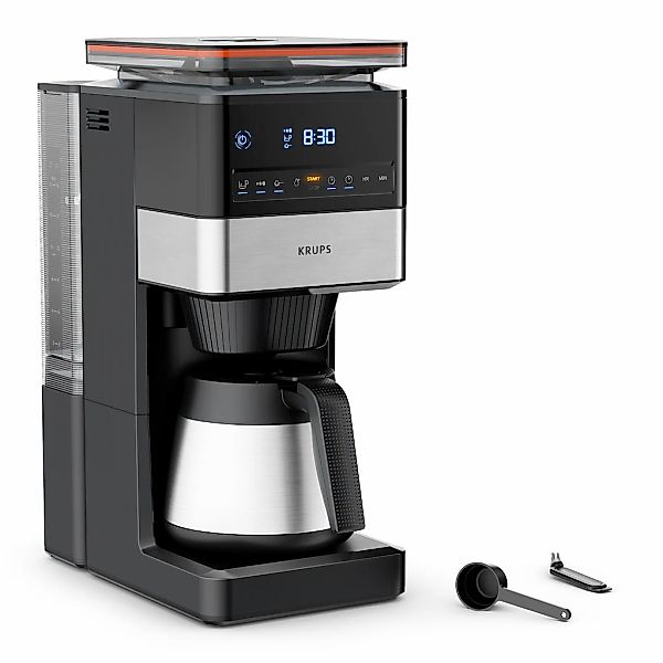 Krups Filterkaffeemaschine "KT8428 Grind Aroma XL" 1,25 l Kaffeekanne Papie günstig online kaufen