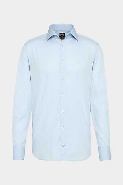 Popeline-Hemd mit Haifischkragen günstig online kaufen