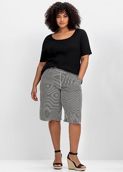 Sheego Kurzarmshirt "T-Shirt", 1 Stk. günstig online kaufen