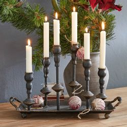 Mirabeau Kerzenständer Kerzenständer Aisa antikschwarz günstig online kaufen